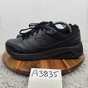 New Balance Women 10B 928v3 Triple Black Daily Casual Comfort Daily Walking Shoe